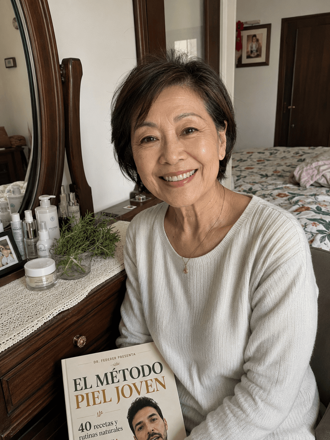 Marta S. con su guía